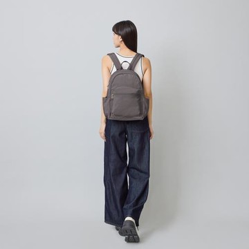 J II 後背包-沐晨壓紋防潑水後背包-迷霧紫-6608-32