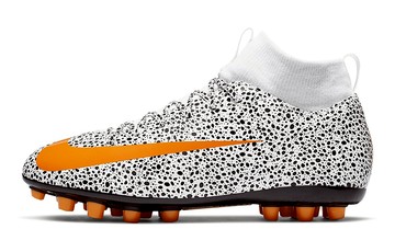 GS NIKE JR MERCURIAL SUPERFLY 7 ACADEMY AG BLACK WHITE YELLOW