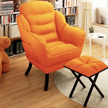 懶人沙發單人椅子學生宿舍電腦椅家用女臥室座椅陽臺休閑靠背躺椅