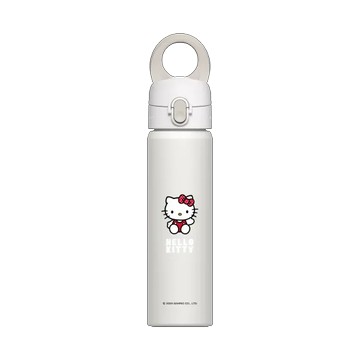 磁吸水壺 AquaStand 不鏽鋼 700cc - 附吸管 白 - 三麗鷗-Hello Kitty - I'm Hello Kitty!