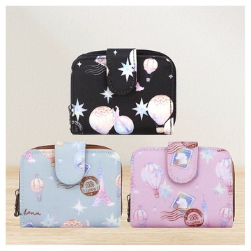 【記憶迷航-短夾】台灣製造金屬磁扣多分隔防水短夾