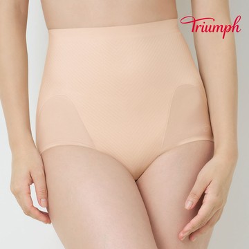 黛安芬-裸感系列 高腰塑身三角內褲 M-EL 輕裸膚｜E004458 NZ