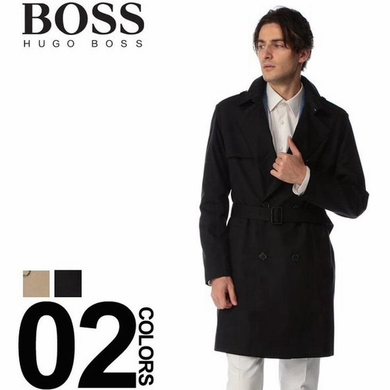 ヒューゴ ボス Hugo Boss トレンチコート ベルト ブランド メンズ ビジネス スプリングコート ダブルトレンチ Hbrmaxido9s 通販 Lineポイント最大0 5 Get Lineショッピング