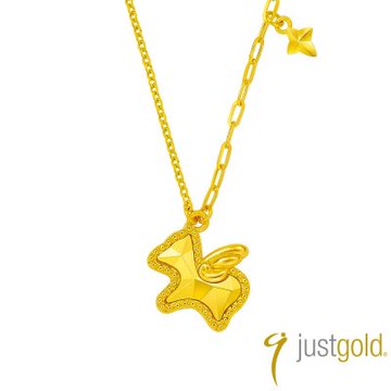 【Just Gold 鎮金店】許願小馬 黃金項鍊