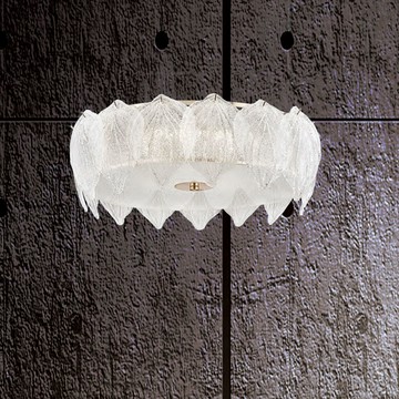 葉子玻璃造型吸頂燈 F85-09-K1304 (E27X6)