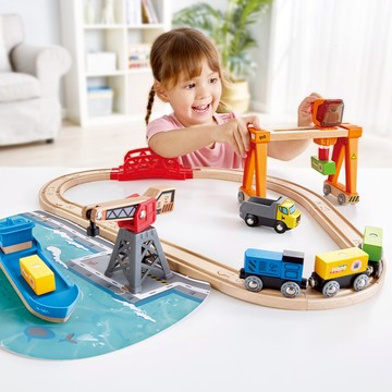 德國 Hape 起重裝卸港口組合