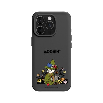 iPhone 16 Pro SolidX 黑 - Moomin - 史力奇Snufkin