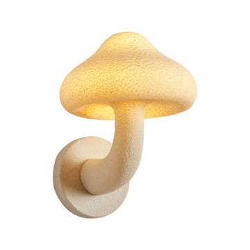 公司貨 開票 法式奶油蘑菇壁燈 中古vintage日式詫寂風兒童臥室過道陽臺小壁燈 SFY AL9/20 快速出貨