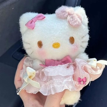 kitty吊飾🎀 ins少女心掛件高顏值 kitty鑰匙圈 凱蒂貓吊飾 包包吊飾 背包吊飾 背包吊飾 可愛吊飾 包包掛飾