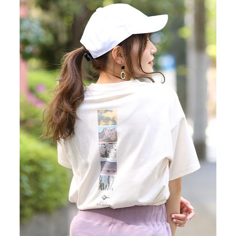 Tシャツ カットソー プルオーバー トップス レディース 春 夏 半袖