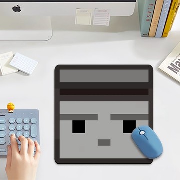 本土出貨🚚Minecraf鼠標墊 我的世界鼠標墊 MC鼠標墊 辦公鼠標墊 高顔值幾何簡約辦公桌墊  方形小號硅藻泥滑鼠墊