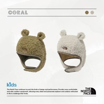 THE NORTH FACE Kids 兒童 小熊造型毛帽