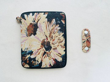 客制化結構 油畫雛菊 電子書kobo Libra 隨身包Kindle boox套