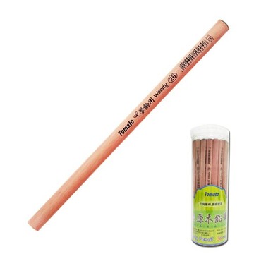 [限時優惠]【史代新文具】Tomato P-15 學齡用大三角原木鉛筆(36支/筒)