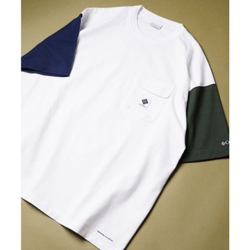 【日貨代購CITY】2022SS FREAK'S STORE Columbia 聯名 限定 口袋 短T 拼接 現貨