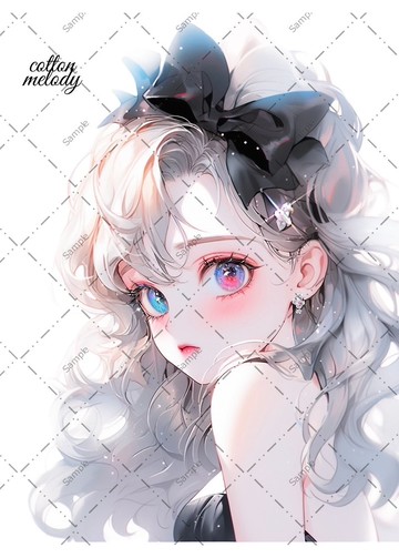 original sticker no.358 人物貼紙 原創貼紙 人物貼紙 女孩貼紙 原創人物貼紙