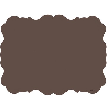 EXCELSA 波紋餐墊  43.5cm  1個  深棕色