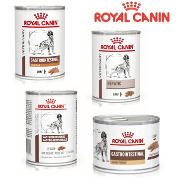 [1組6罐]皇家處方濕糧 LF22C犬腸胃道低脂/FR23C犬腸胃道高纖配方罐頭/HF16C肝臟配方/GI25C腸胃道配方