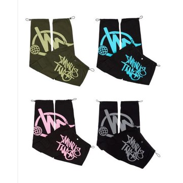 Minustwo cargos 印花拼接工裝褲潮流休閑高街長褲ins超火百搭af1