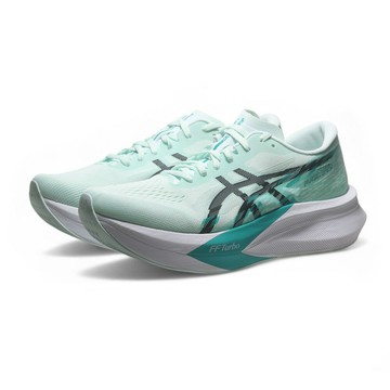 【滿千折百】ASICS 慢跑鞋 MAGIC SPEED 4 湖水綠 炭粄 2E寬楦 輕量跑鞋 男 1011B873401