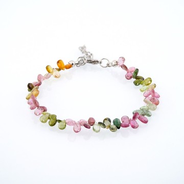 寶麗金珠寶-天然彩色碧璽手鍊