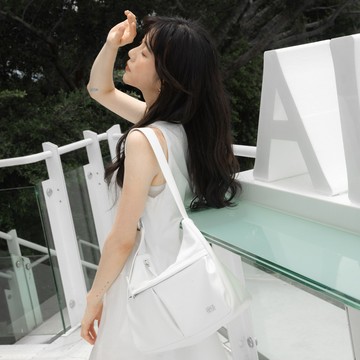 Today is the day－再生皮革系列－Whisper｜約會包－輕白色－5L