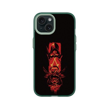 iPhone 15 Clear 憂墨綠 - Assassin's Creed - Assassin's Creed® Shadows - Naoe and Yasuke ink