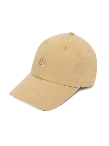 Premium Cotton 6-Panel Trident Cap [Beige] (HW-BC003SH)