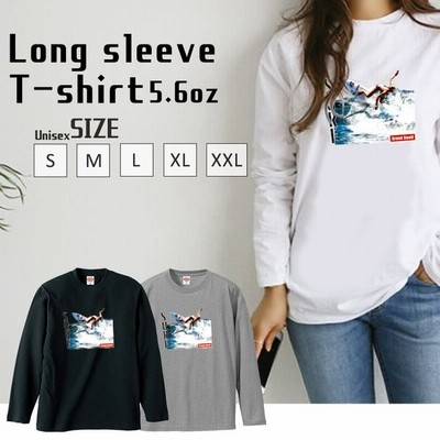 Tシャツ トップス レディース 長袖 Tシャツ ペア カリフォルニア 西海岸 スタイル サーフ Surf パームツリー おしゃれ トレンド 通販 Lineポイント最大get Lineショッピング