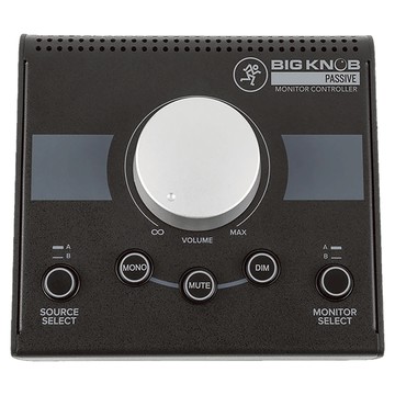 Mackie Big Knob Passive 監聽控制器 專業錄音室音量控制 音源切換 堅固耐用  黑色
