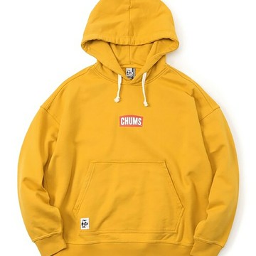 【毒】Oversized Mini CHUMS Logo 休閒連帽長袖上衣 黃色 CH001359Y063【領券折222｜Cube卡+APP下單最高10%回饋】