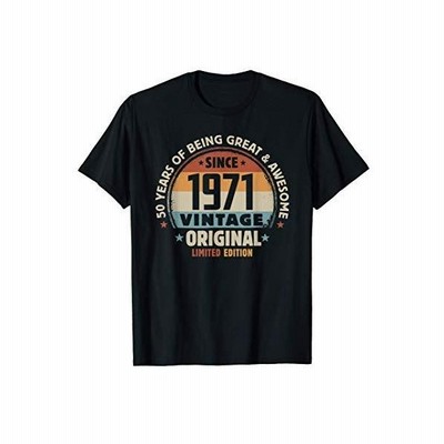 50歳の誕生日プレゼント Since 1971 Limited Edition Tシャツ 通販 Lineポイント最大get Lineショッピング