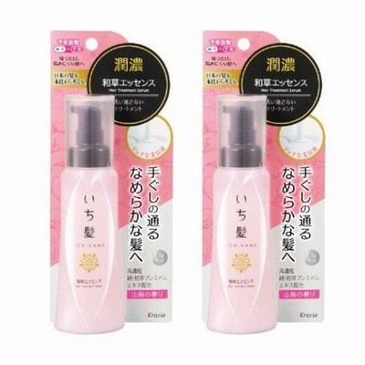 2セット いち髪 潤濃 和草 エッセンス 100g  トリートメント 洗い流さないトリートメント オイル つや髪 うるおい しっとり ヘアケ