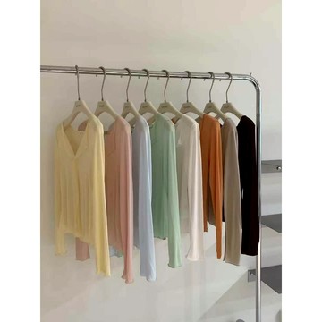 【太妮絲SE01】現貨 韓系 夏天 薄款外套 小外套 溫柔 氣質 柔軟 長袖上衣 罩衫 小外套 甜美 親膚 基本款外套