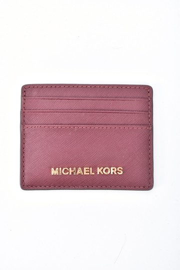 michael kors紅色經典logo五夾層證件卡夾
