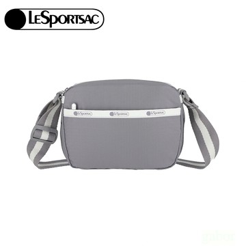 LeSportsac CAMERA CROSSBODY 相機斜背包 側背包-滾邊寧靜灰
