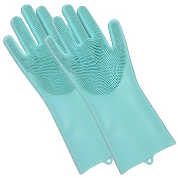 Home Star 多麼潔 魔法矽膠多功能清潔手套 矽膠材質安全無毒 柔軟刷毛 耐熱佳 粉紅/粉綠  1雙