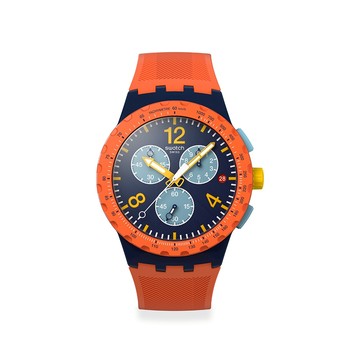 Swatch CAMO FLASH 經典手錶/男錶/女錶/瑞士製造 SUSI400 (42mm)【官方旗艦店】