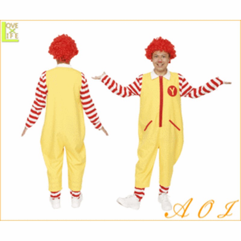 メンズ イエローアフロマン ファストフード ドナルド マクドナルド 仮装 衣装 コスプレ コスチューム ハロウィ 通販 Lineポイント最大1 0 Get Lineショッピング