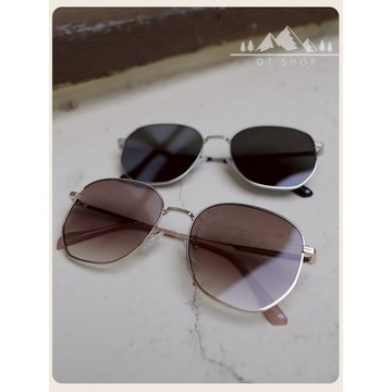 OT SHOP 偏光太陽眼鏡｜當天/隔天出貨 韓版復古墨鏡 金屬框方形 顯小臉現貨 S2428