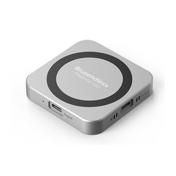 MiraScreen M.2 NVMe 磁吸固態硬碟盒(風扇散熱)(PD100W)(SSD 需另購)