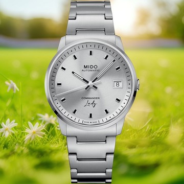MIDO 美度錶 Commander Lady 香榭系列 機械腕錶-35mm M0212071103100