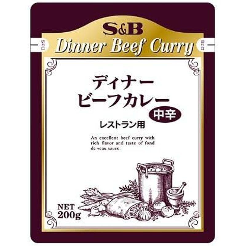 エスビー ディナービーフカレー中辛 レストラン用 200g×30個