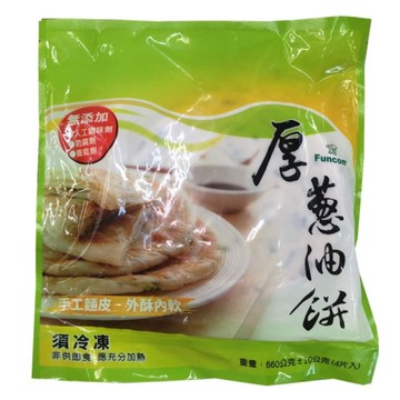 楓康厚蔥油餅165g(4片裝)/包