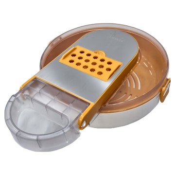 廚房用品 多功能切菜器 ABS+304不鏽鋼+420J2不鏽鋼+TPR  29.5 x 22.8 x 9cm  橙色  1個