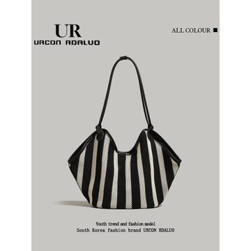 UR小眾簡約托特包女2025新款百搭通勤子母包休閑手提包單肩腋下包