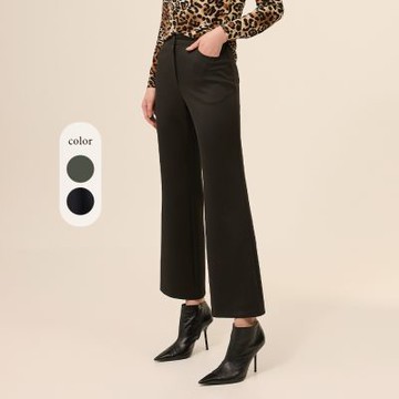 ILEY伊蕾 石墨烯不易皺光澤OL直筒褲(兩色；M-2L)