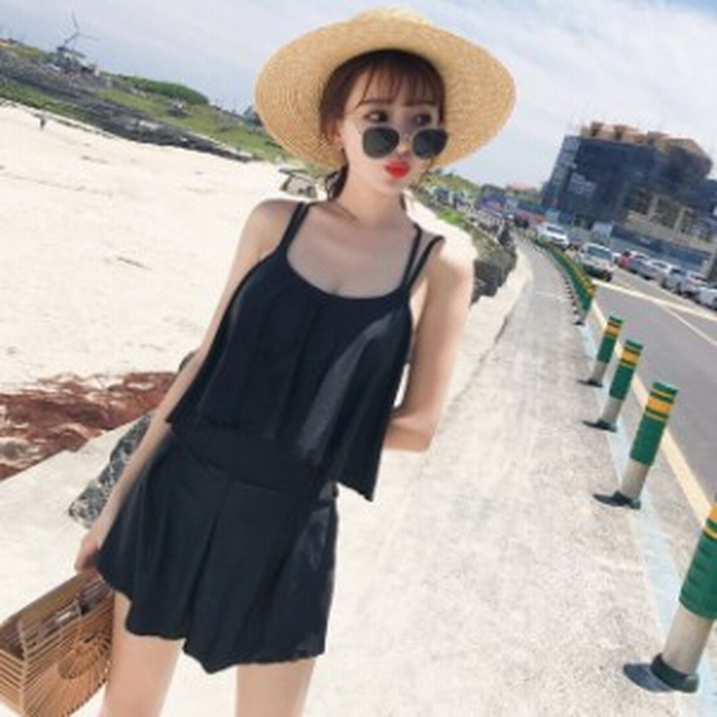 春夏新作 水着 ワンピース ワンピース水着 体型カバー 水着 インナーパンツ バッククロス バックシャン ワンピース オールインワン 水着 通販 Lineポイント最大10 0 Get Lineショッピング