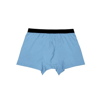 【DAYNEER】素面貼身四角男內褲 M-XXL-運河藍
