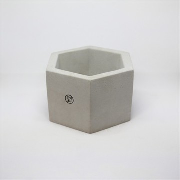 【野草不野】特大六邊 / 水泥盆器